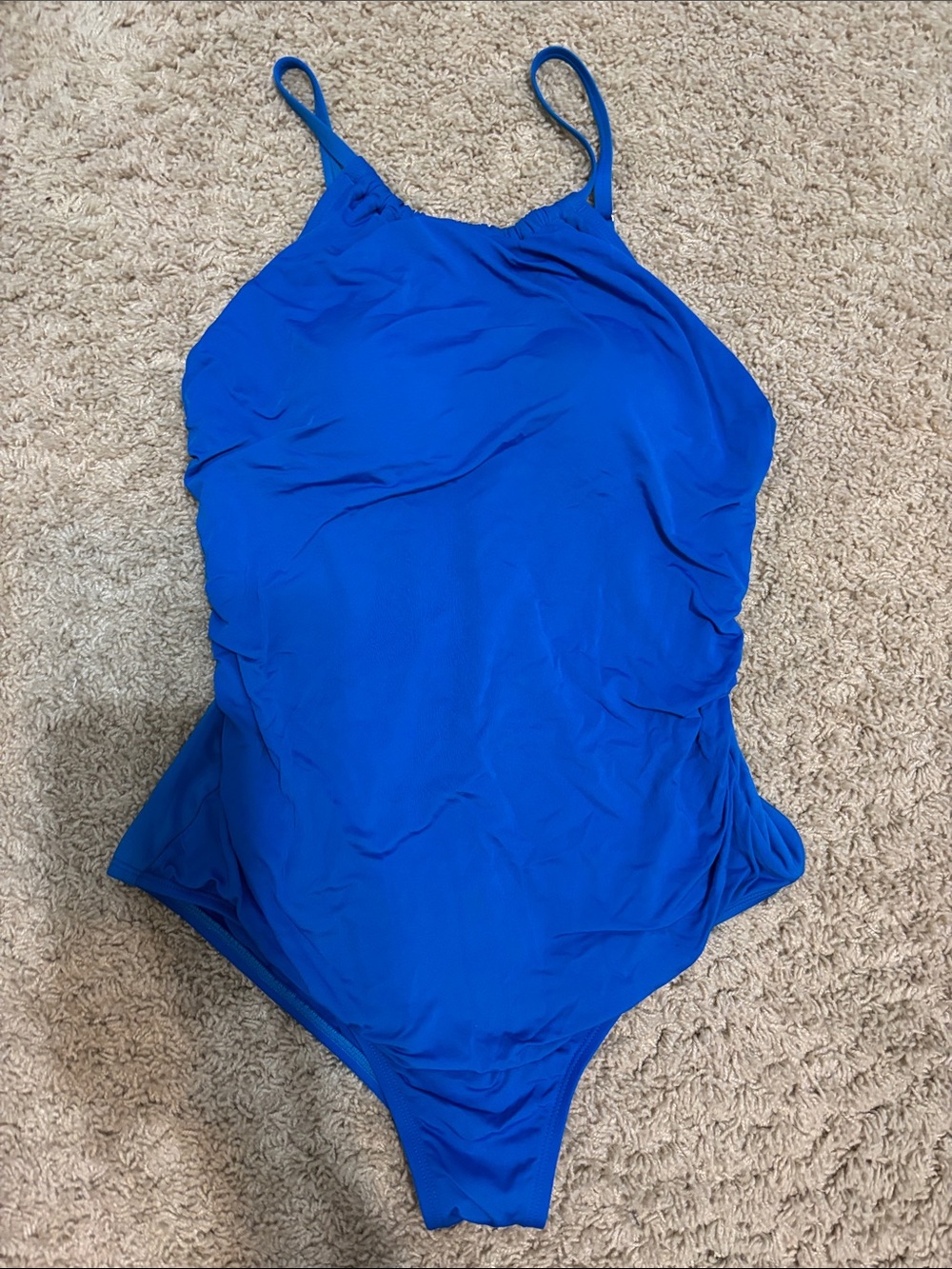 Jantzen Bright Blue One-Piece Swim Suit
